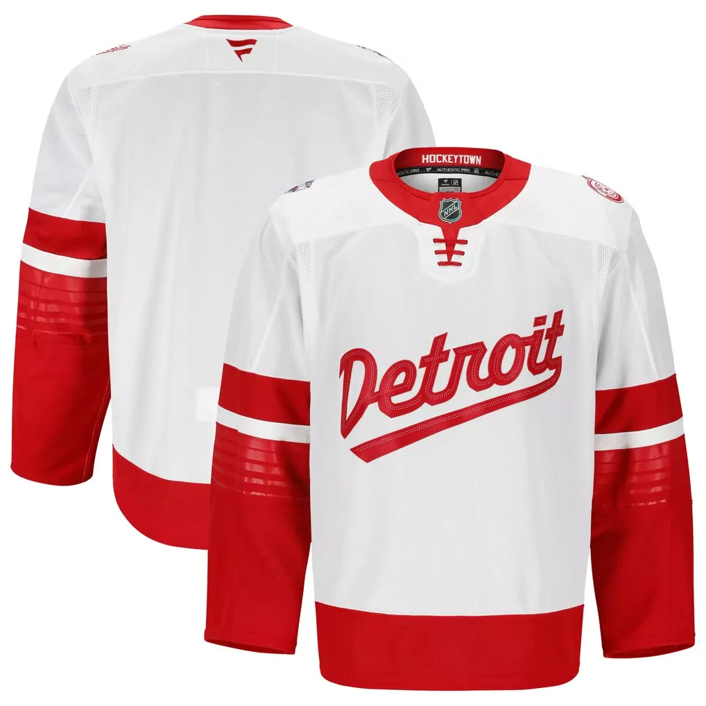 2025 Detroit Red Wings Authentic Pro Jersey | NHL Stadium Series | White | Fan Gear for Men, Women & Youth