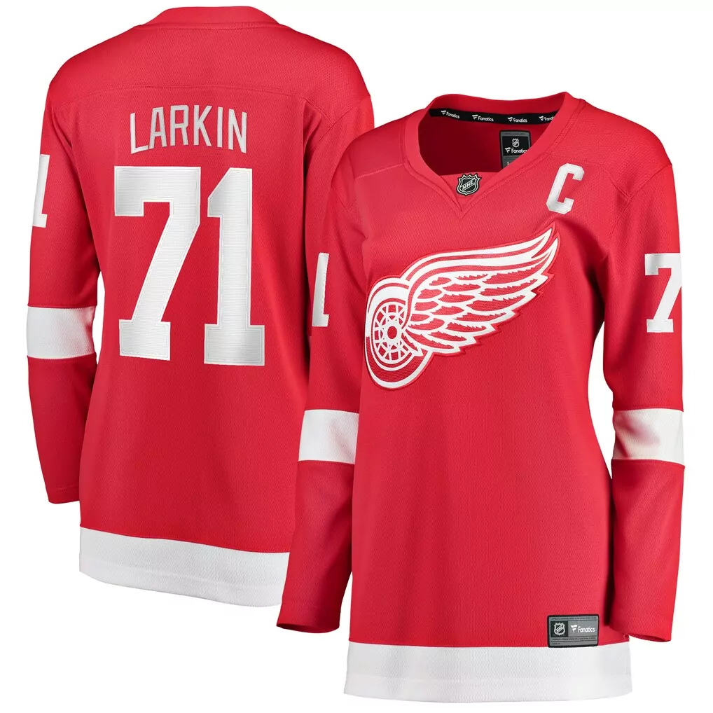 Dylan Larkin Detroit Red Wings Women's Home Breakaway Player Jersey | Red | Limited Edition Fan Gear | For Men, Women & Youth