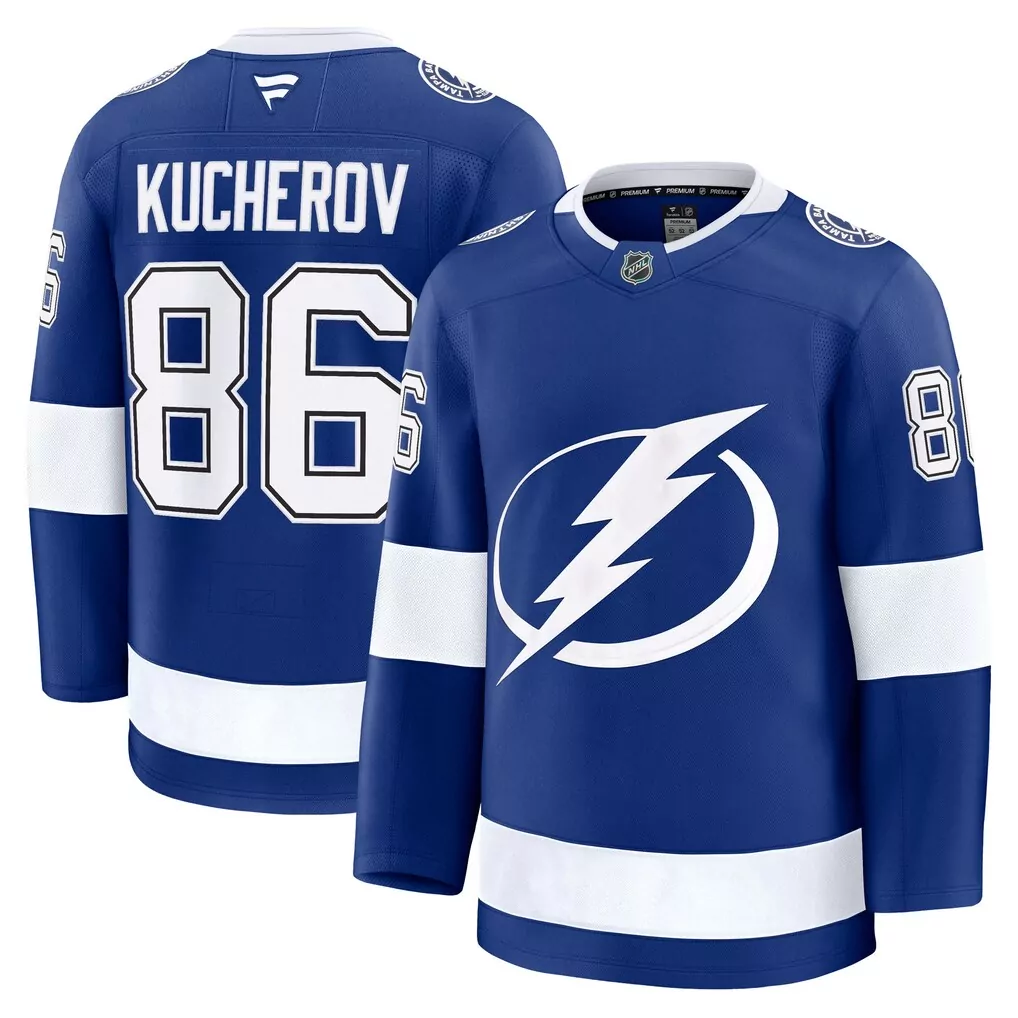 Nikita Kucherov Tampa Bay Lightning Home Premium Jersey | Blue Fan Gear | Stylish Replica for Men, Women & Youth