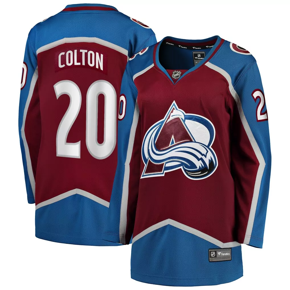 Ross Colton Colorado Avalanche Women's Maroon Home Breakaway Jersey | Fan Gear for Women & Youth