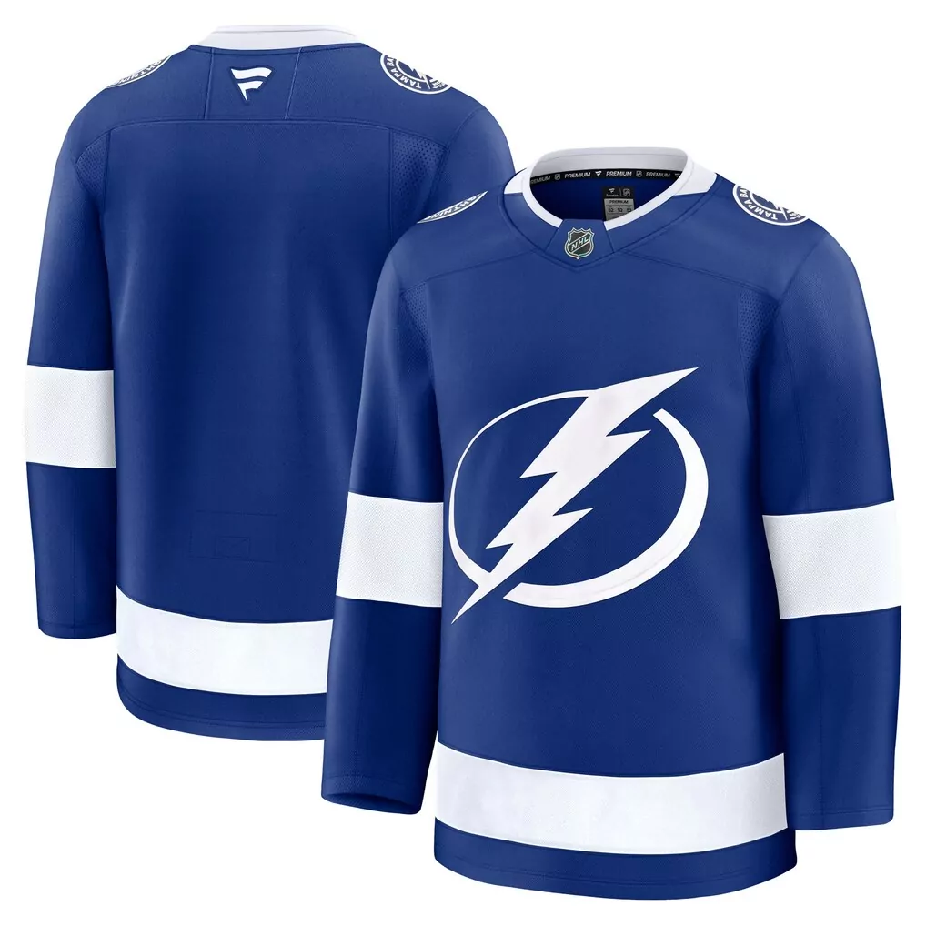 Tampa Bay Lightning Fanatics Home Premium Jersey | Blue Limited Edition Fan Gear for Men, Women & Youth