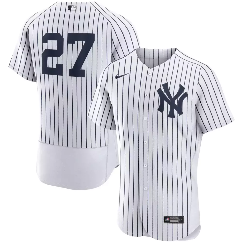 Aaron Judge 27 Yankees 2023 Men's Stitched Vapor Jersey | White Blue Design | Fan Gear for Men, Women & Youth