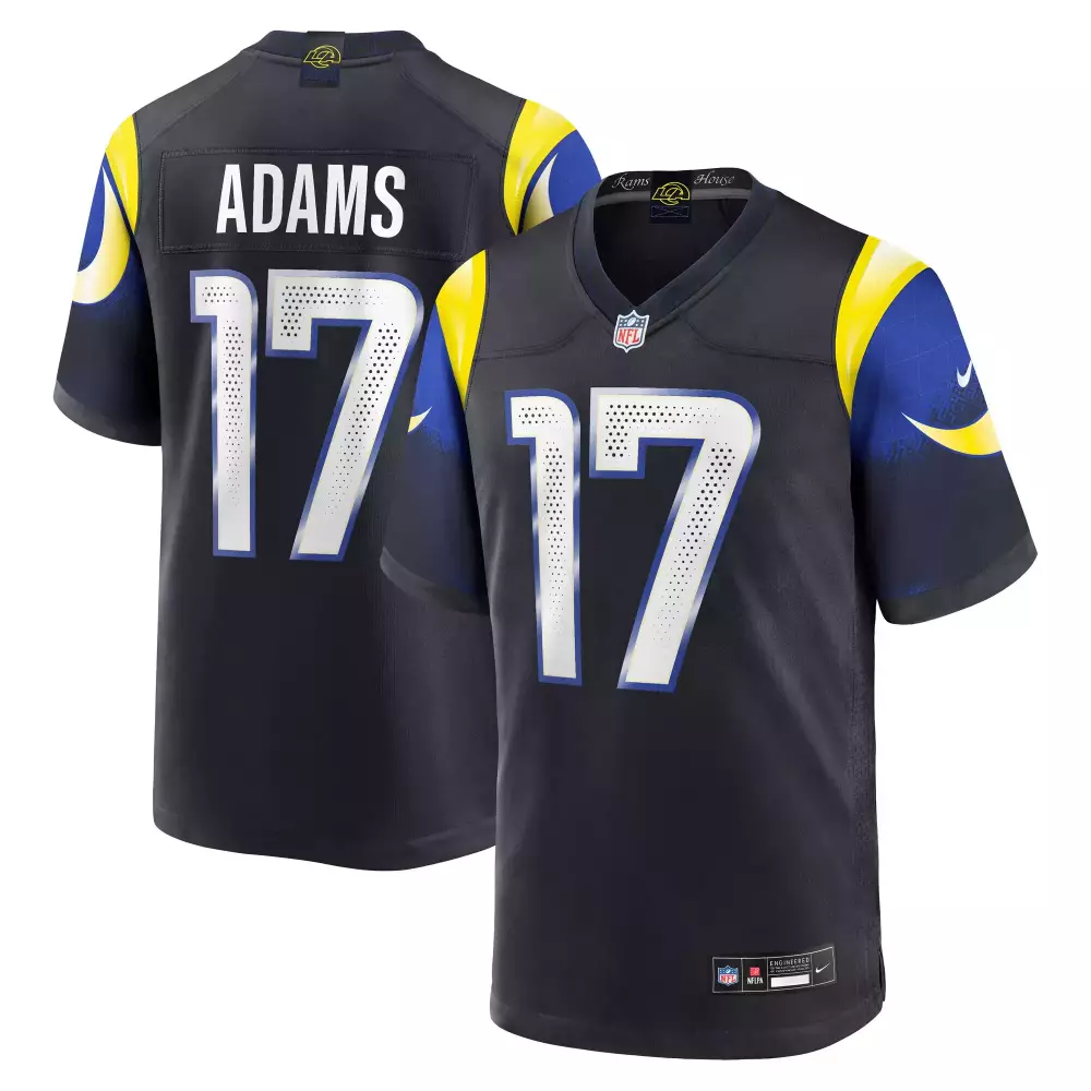 Adams 17 Los Angeles Rams 2023 Stitched Vapor Jersey | Black & Yellow | Limited Edition Fan Gear for Men, Women & Youth