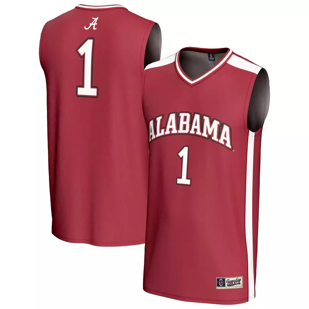 Alabama Crimson Tide 1 Men's 2023 Jersey | Stitched Vapor Red Custom Edition | Limited Edition Fan Gear for Men, Women & Youth