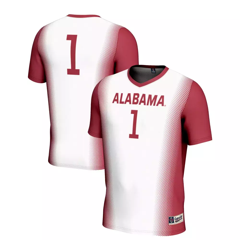 Alabama Crimson Tide 18 Jersey 2023 | Stitched Vapor White National Champions Edition | Fan Gear for Men, Women & Youth