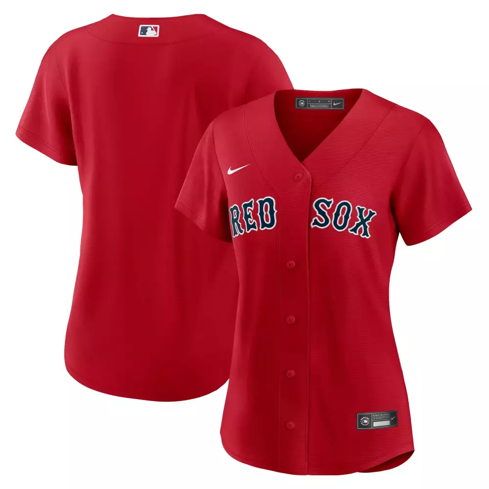 2023 Boston Red Sox Women's All Stitched Vapor Jersey | Red Quality Edition | Nike MLB Fan Gear | For Women
