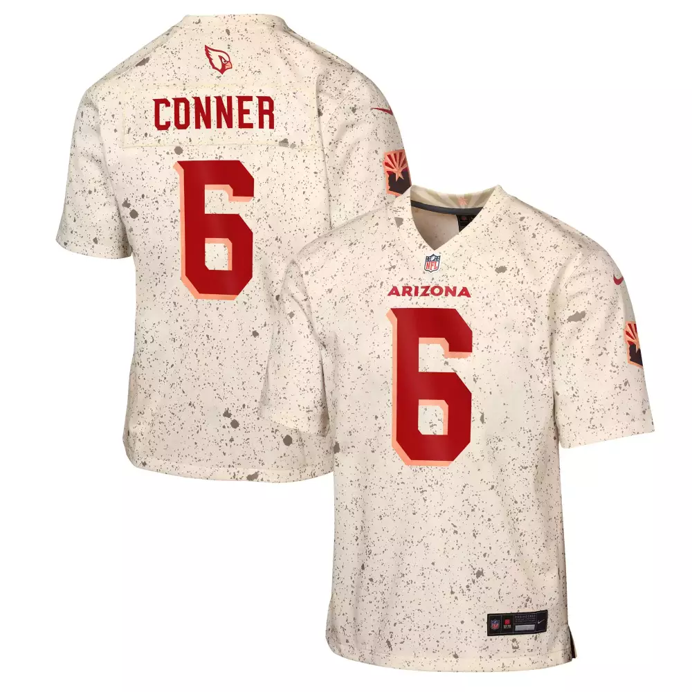 Conner 6 Arizona Cardinals 2023 Stitched Vapor Jersey | Cream Red Color | Men's Limited Edition Fan Gear | For Men, Women & Youth