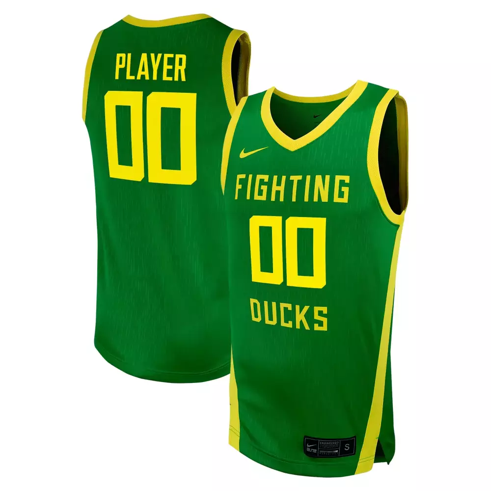 Custom Oregon Fighting Ducks 2023 Stitched Vapor Jersey | Green | For Men, Women & Youth