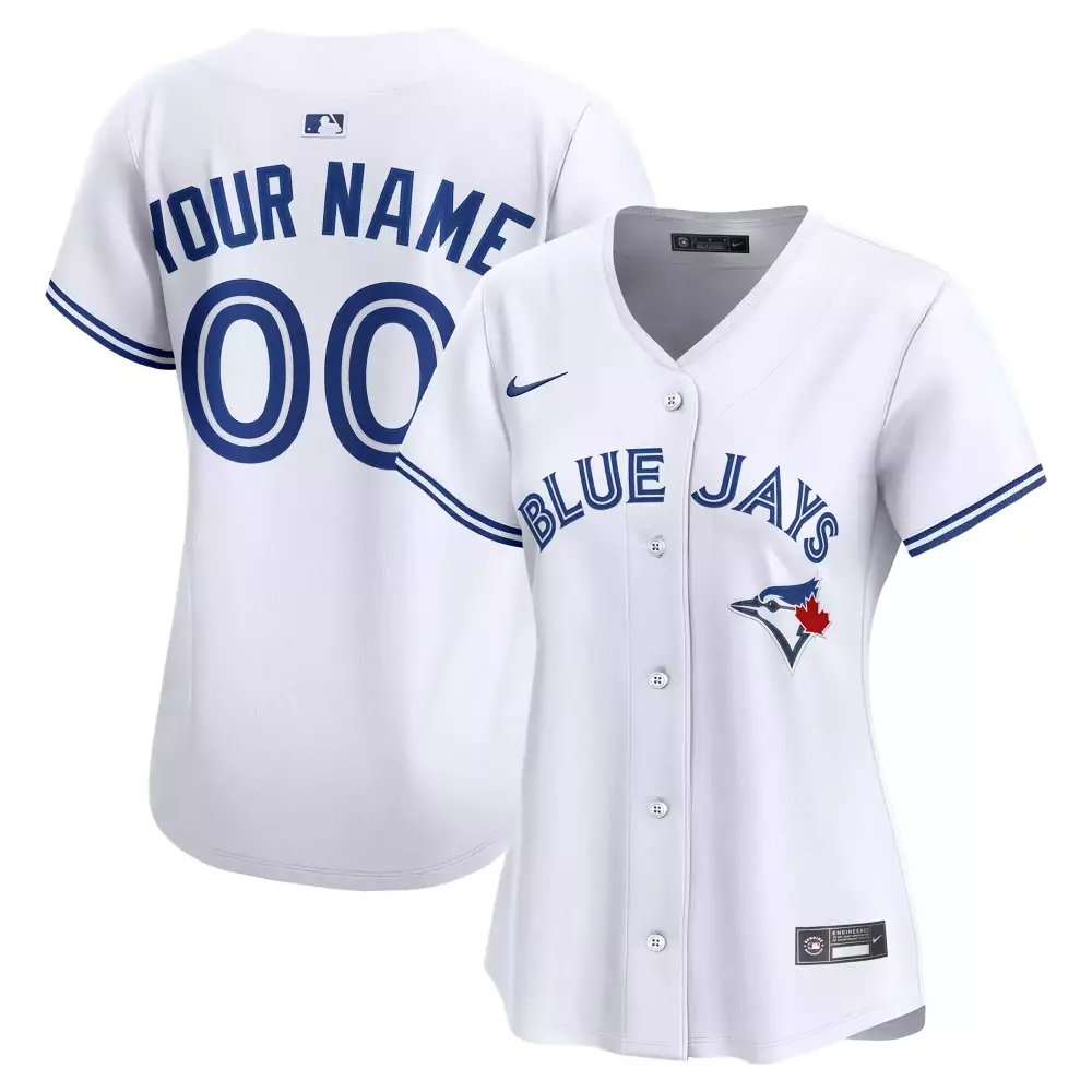 Custom Toronto Blue Jays Women's 2023 White All Stitched Vapor Jersey | Personalized Fan Gear for Women & Youth