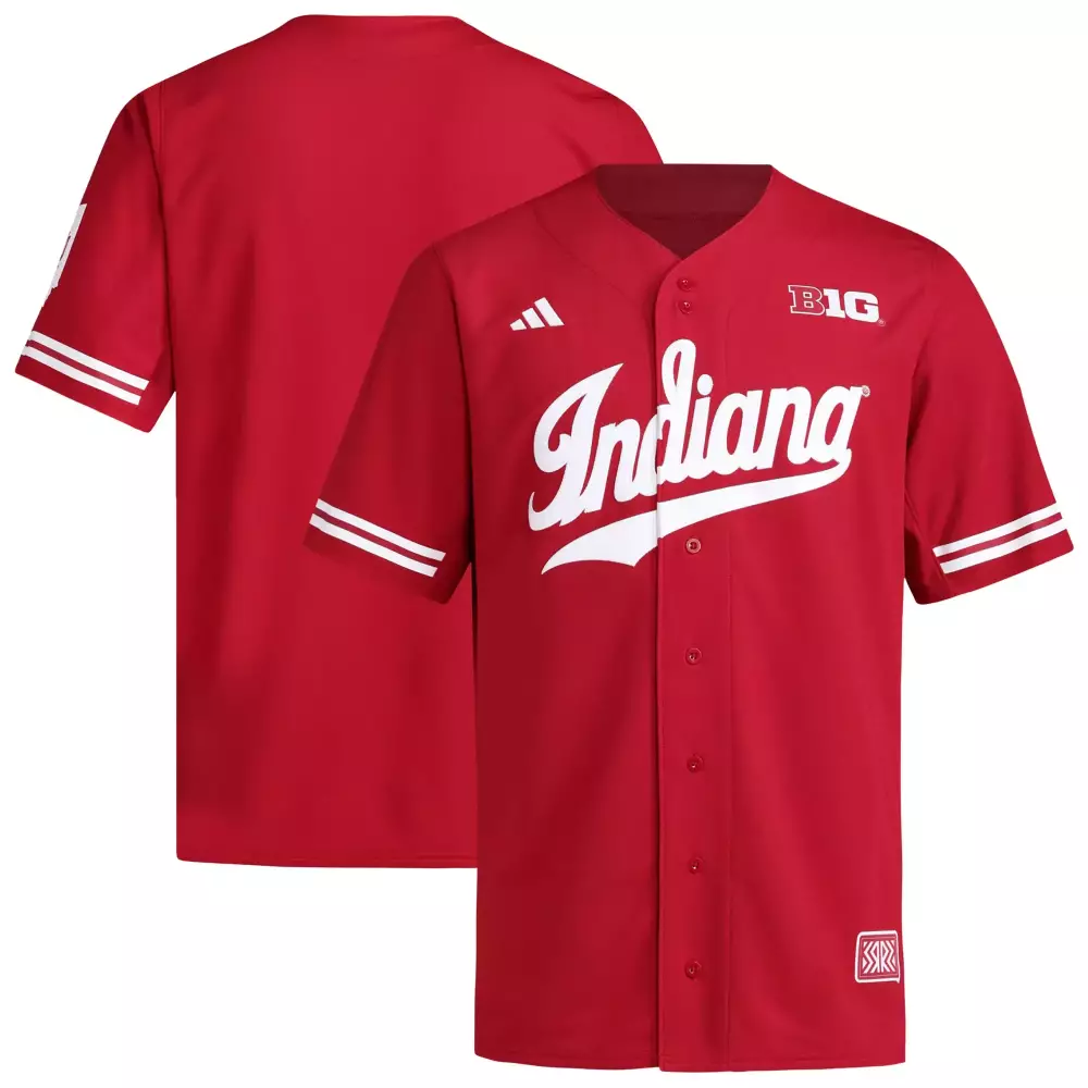 Indiana Hoosiers 2023 Red Stitched Vapor Jersey | Men's Baseball Fan Gear | Limited Edition for Game Day | For Men, Women & Youth