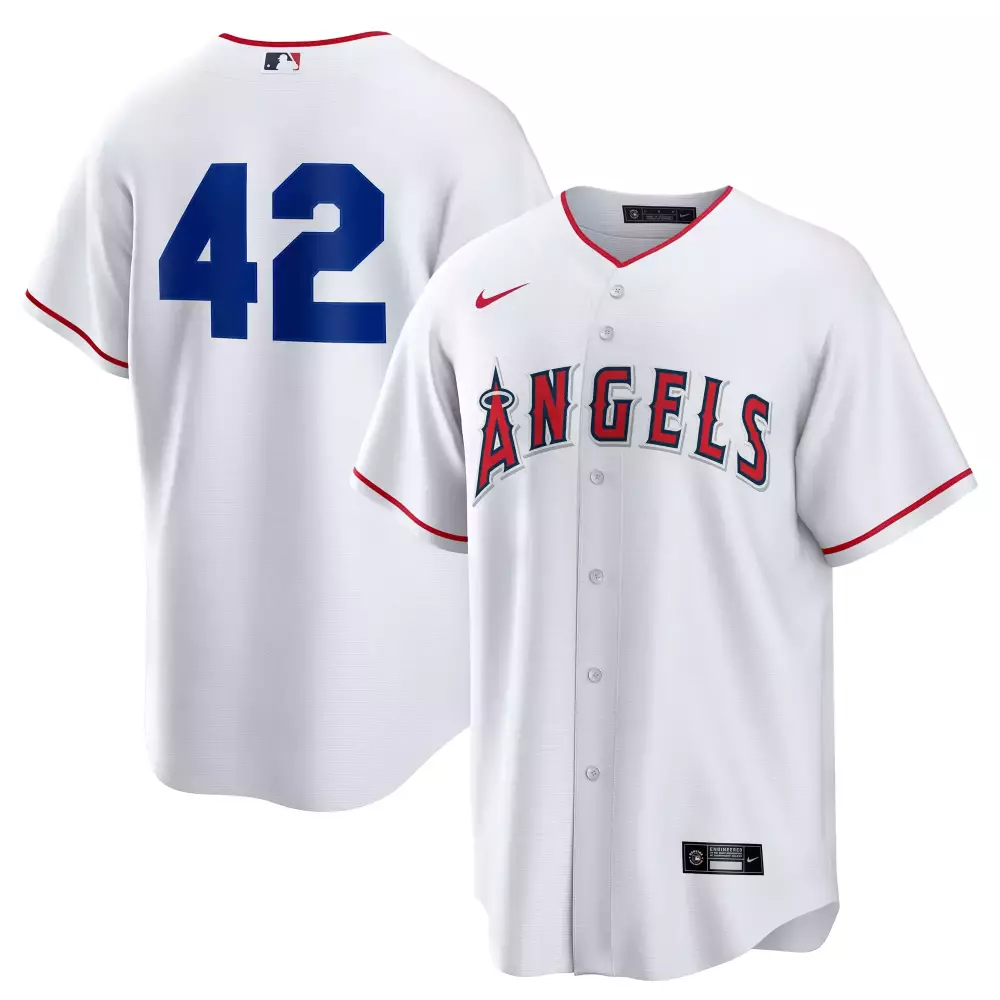 Jackie Robinson 42 Los Angeles Angels 2023 Stitched Jersey | White Vapor Style | Limited Edition Fan Gear | For Men, Women & Youth