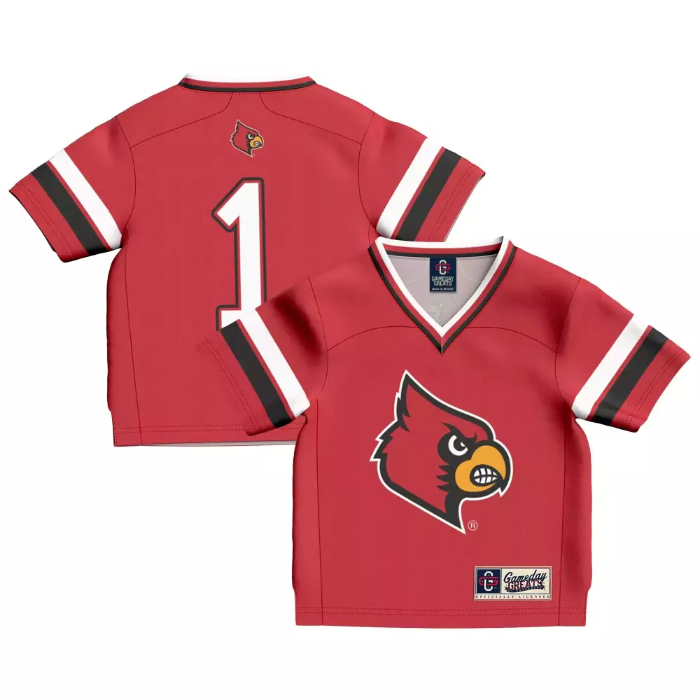 Louisville Cardinals Adidas Custom Football Jersey | Red Edition | Perfect Gift Idea for Fans | For Men, Women & Youth