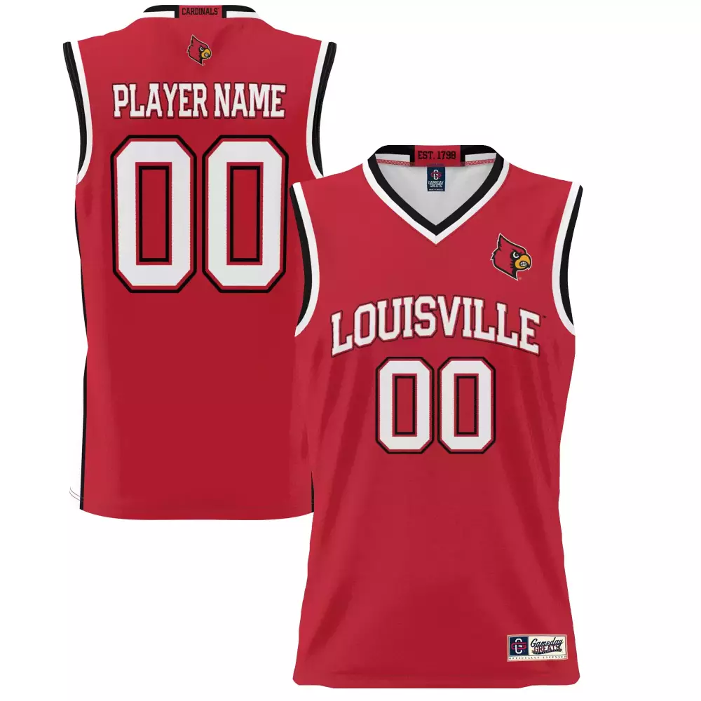Louisville Cardinals Player Name 00 2023 Men's All Stitched Vapor Jersey | Red Design | Fan Gear for Men