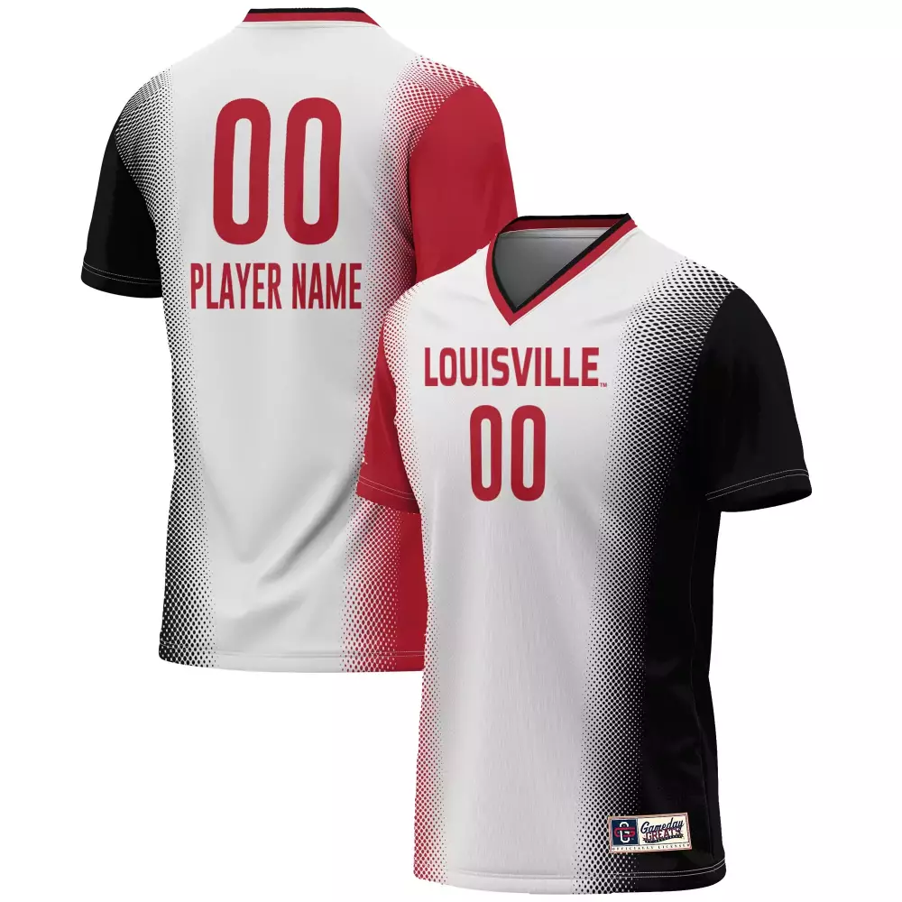 2023 Louisville Cardinals Player Name 00 Stitched Vapor Jersey | Red & Black | Replica Fan Gear for Men, Women & Youth