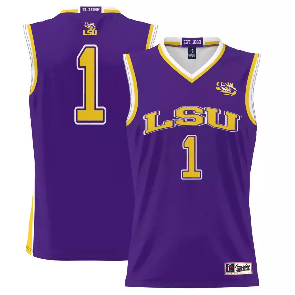 LSU Tigers Jersey 1 | 2023 Men's All Stitched Vapor Jersey | Purple Edition for Men, Women & Youth