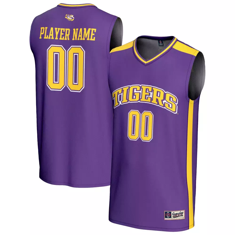 2023 LSU Tigers Player Name 00 Purple Stitched Vapor Jersey | Limited Edition Fan Gear | For Men, Women & Youth