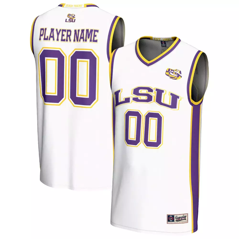 2023 LSU Tigers Player Name 00 Purple Stitched Vapor Jersey | Game Day Outfit for Fans | For Men, Women & Youth