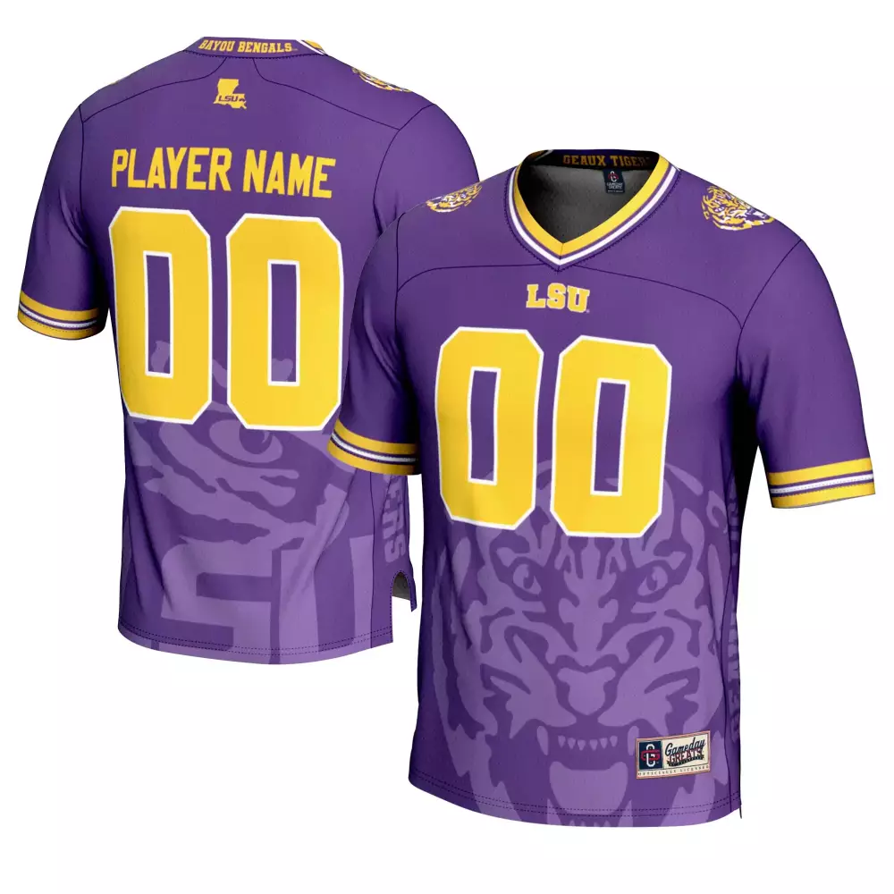 LSU Tigers Purple All Stitched Vapor Jersey 2023 | Player Name 00 Quality Edition for Men, Women & Youth