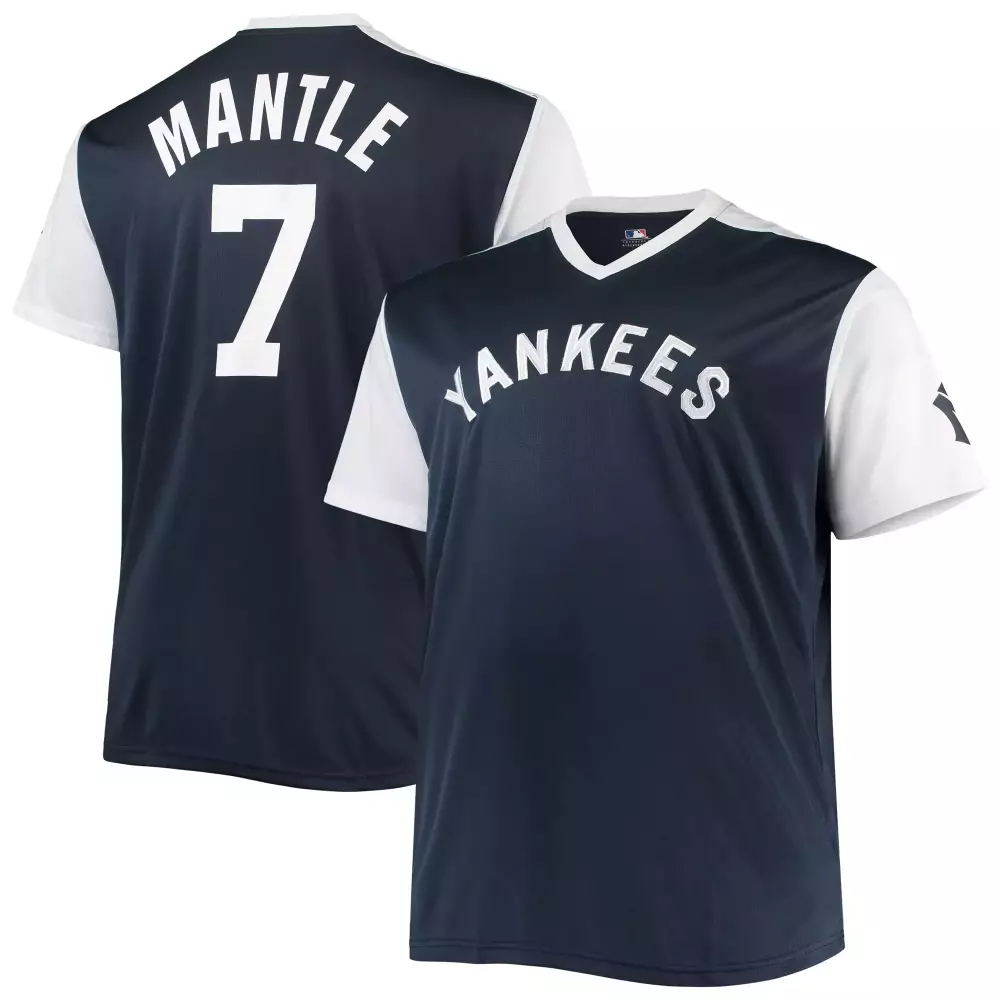 Mantle 7 Yankees 2023 All Stitched Vapor Jersey | Navy White Design | Stylish Fan Gear for Game Day | For Men, Women & Youth