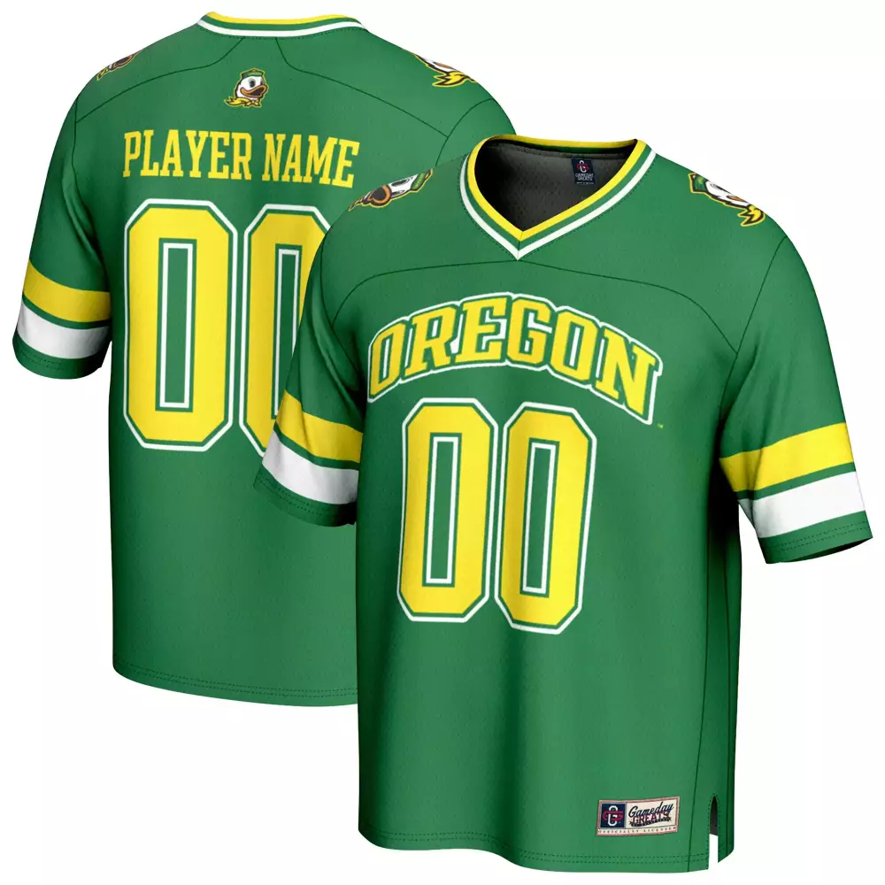 Oregon Ducks Custom Jersey 00 Green 2023 | All Stitched Vapor Style | Fan Gear for Men, Women & Youth