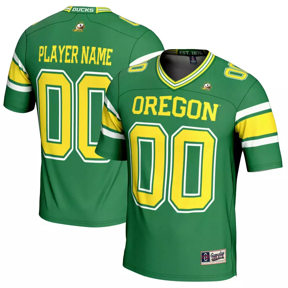 Oregon Ducks Custom Jersey 00 Green 2023 | All Stitched Vapor Style | Gift Idea for Men, Women & Youth