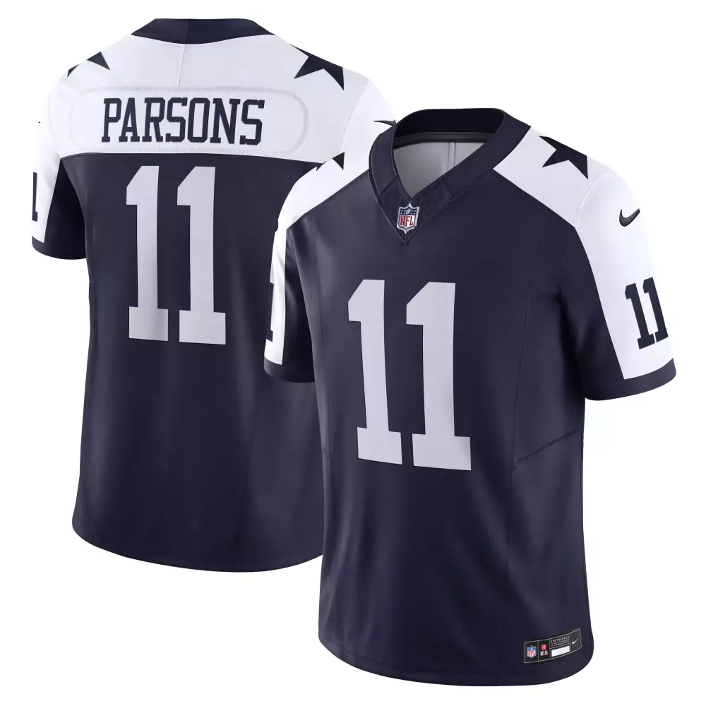 Parsons 11 Dallas Cowboys 2023 Men's All Stitched Vapor Jersey | White Edition | Limited Edition | For Men, Women & Youth