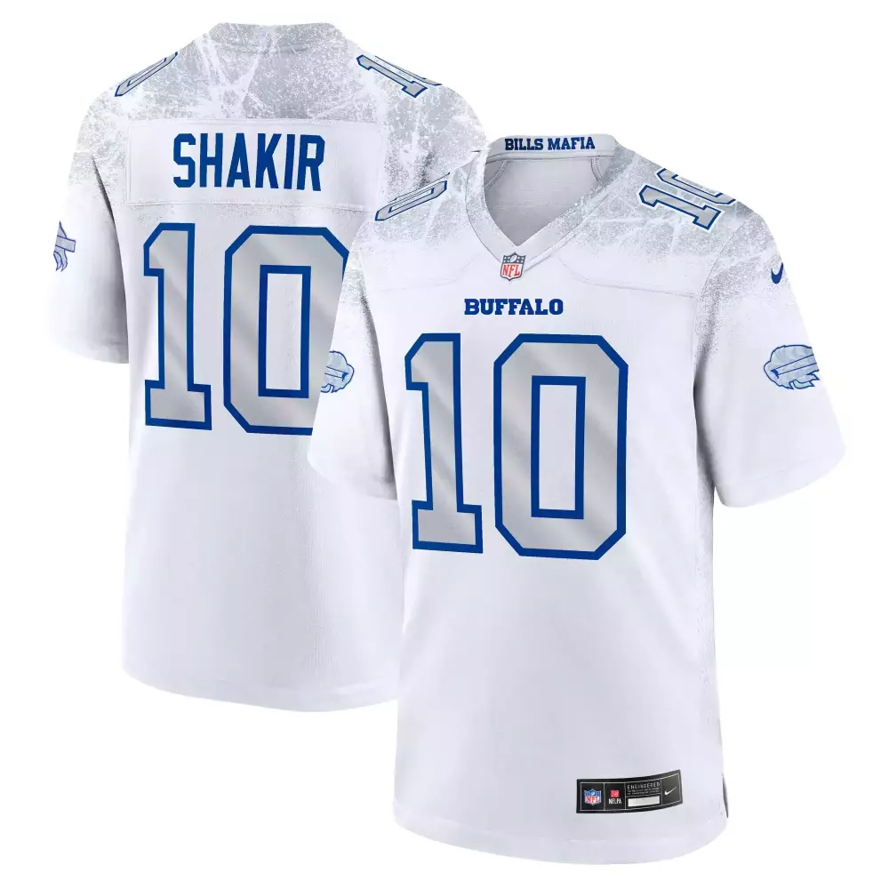Shakir 10 Buffalo Bills 2022 Vapor Jersey | White Stitched Fan Gear for Men, Women & Youth | Limited Edition