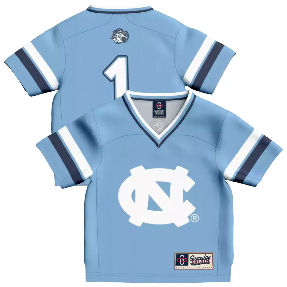 Personalized Tar Heels  Gameday Greats Unc 1 All Stitched Vapor 2023 Edition Basketball Jersey – Light Blue