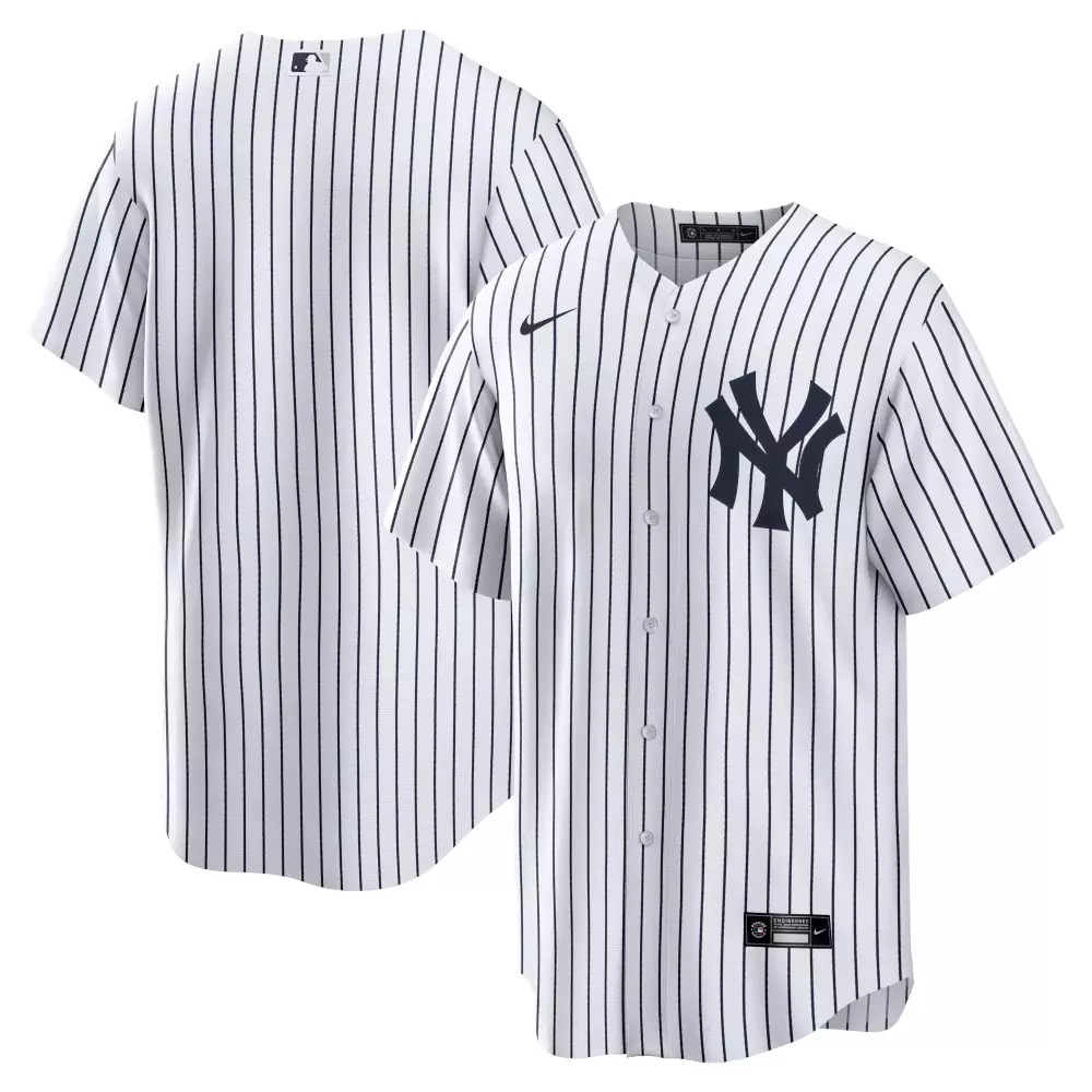 Yankees 00 All Stitched Vapor Jersey | 2023 Men's White Pinstripe Edition | Perfect Game Day Outfit | For Men, Women & Youth