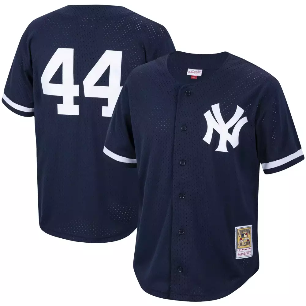 Yankees Custom Jersey 44 | Navy All Stitched Vapor | Quality Edition for 2023 | Fan Gear for Men, Women & Youth