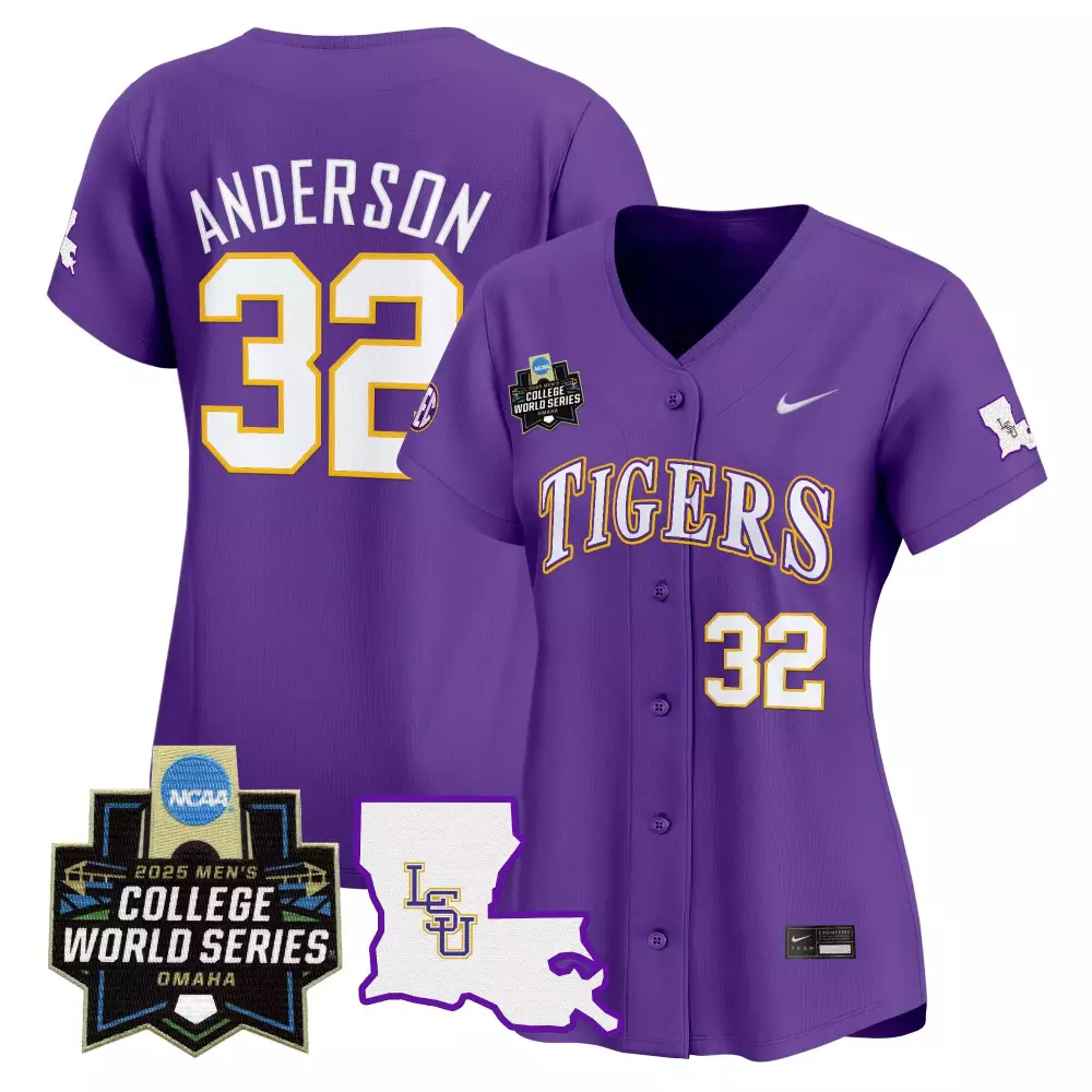 Angel Reese LSU Tigers 2023 College Basketball Champions Jersey | Purple Stitched Edition | Fan Gear for Men, Women & Youth