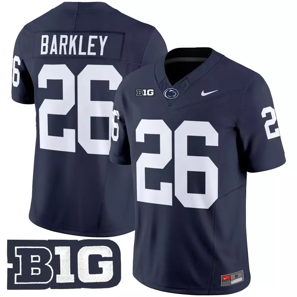 Barkley 26 Men's Stitched Vapor Jersey | Penn State Nittany Lions 2025 with B1G Patch | For Men