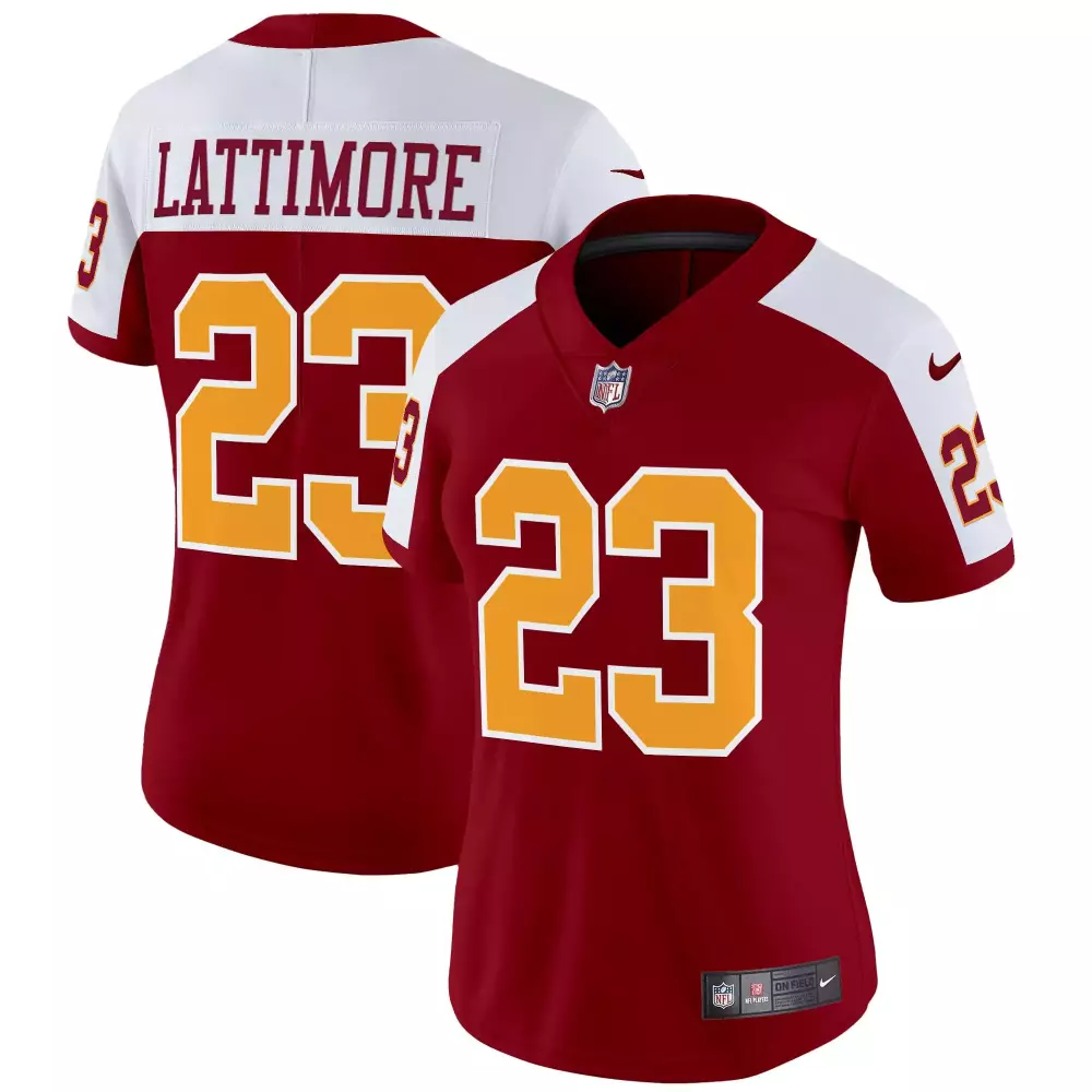 Lattimore 23 Women's Stitched Vapor Jersey Burgundy | Limited Edition 2018 Fan Gear | For Men, Women & Youth