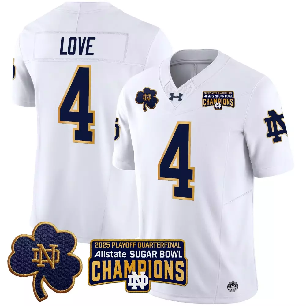 Notre Dame Fighting Irish 2025 Stitched Jersey | Name Patch Black | Limited Edition Fan Gear | For Men, Women & Youth