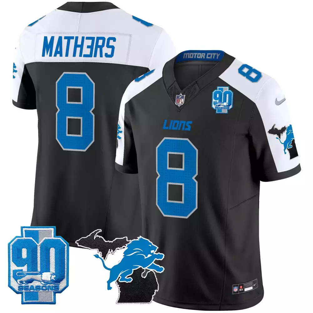 Men’s Stitched Vapor Jersey | Detroit Lions White 2023 Motor Metal 313 Edition | Game Day Outfit | For Men, Women & You