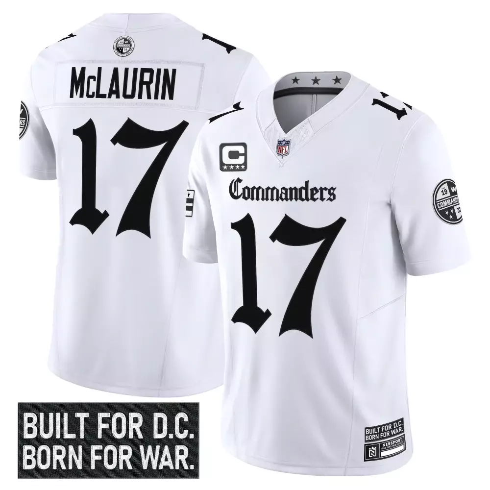 McLaurin 17 Men's White Stitched Vapor Jersey | Washington Commanders 2023 Edition | Limited Edition Fan Gear | For Men, Women & Youth