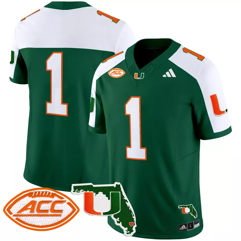 Player None Women's Vapor Jersey | Miami Hurricanes Orange ACC Patch 2025 | Game Day Outfit | For Men, Women & Youth