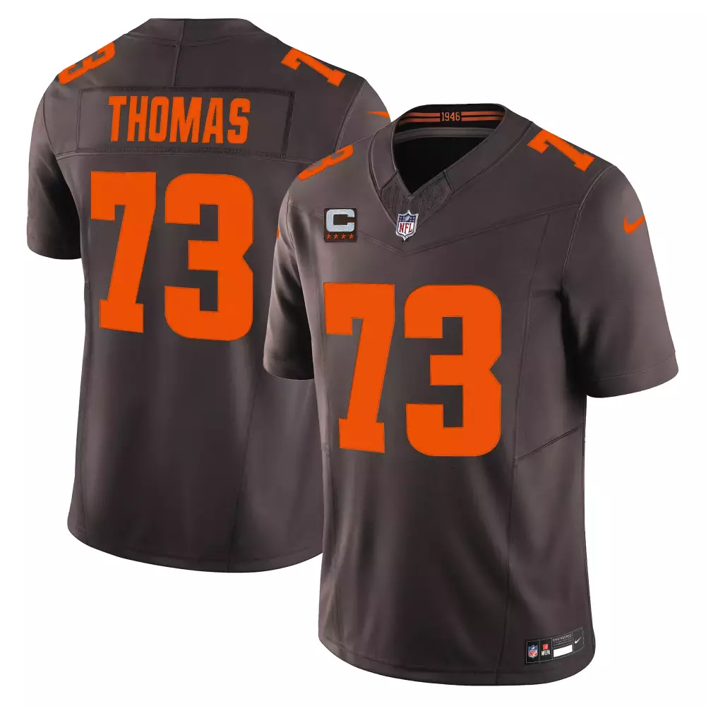 Thomas 73 Cleveland Browns 2023 Limited Edition Stitched Vapor Jersey | Brown Fan Gear for Men, Women & Youth