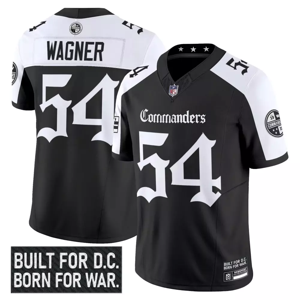 Wagner 54 Washington Commanders 2023 Stitched Vapor Jersey | White Edition | Fan Gear for Men, Women & Youth