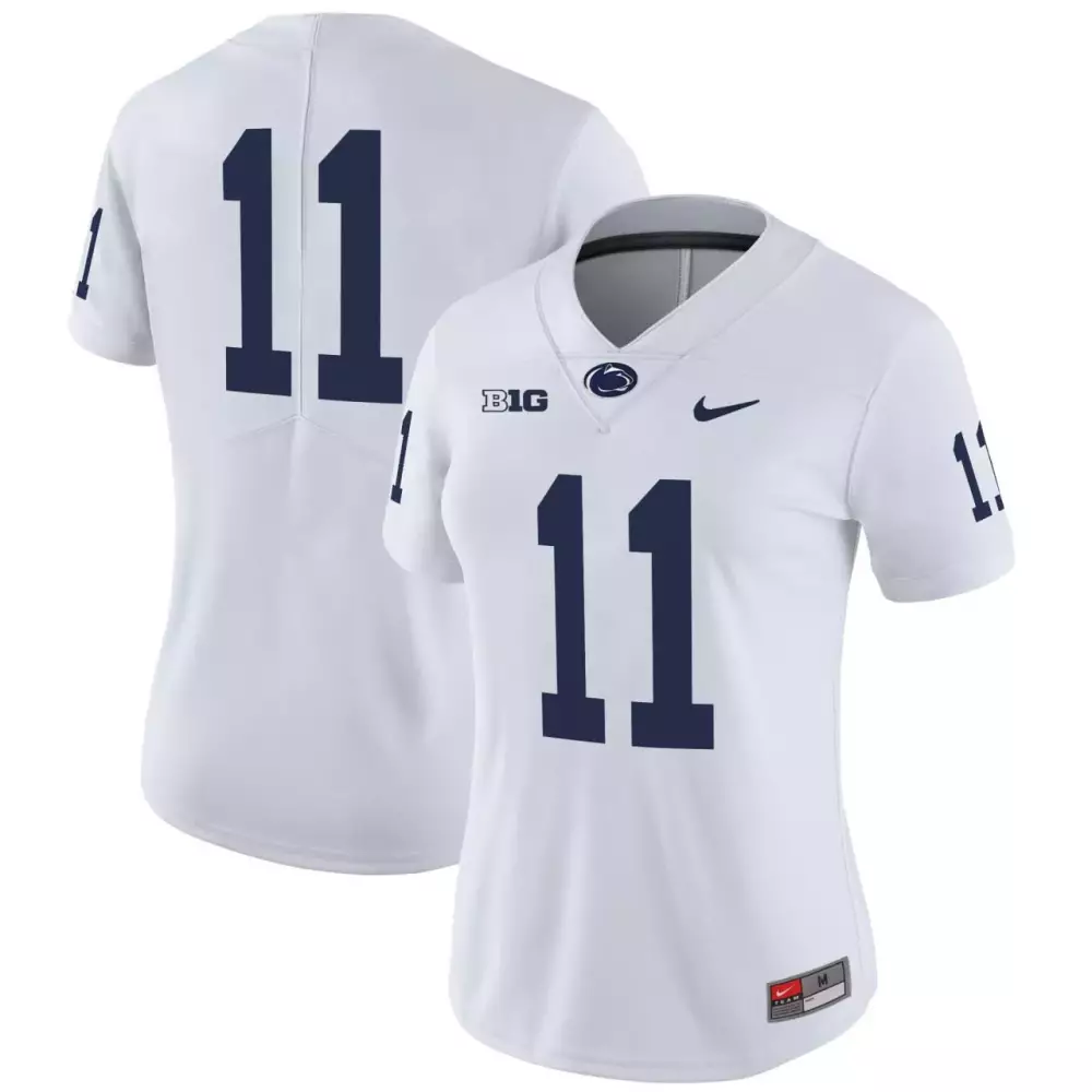 Women's Penn State Nittany Lions White Vapor Limited Jersey | Customizable | For Women | For Men, Women & Youth