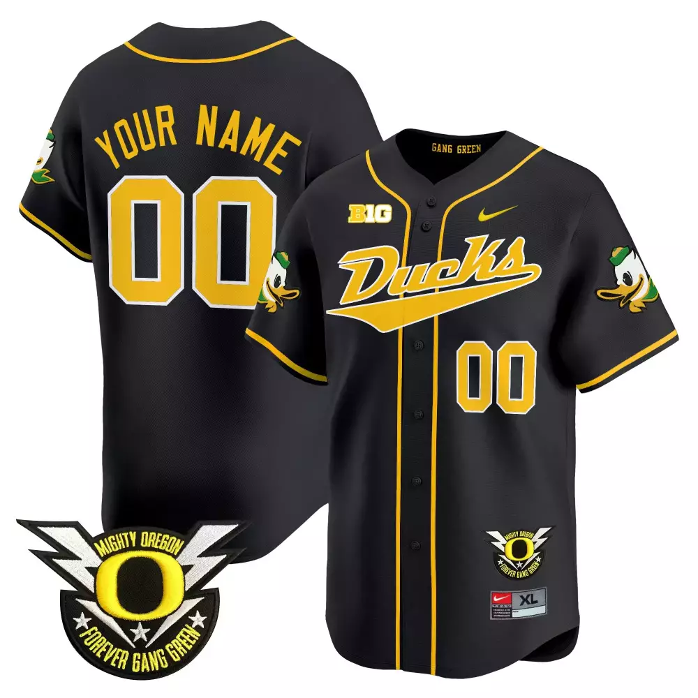 Oregon Ducks 2024 Black Forever Gang Green Jersey | Stitched Design | Limited Edition Fan Gear | For Men, Women & Youth