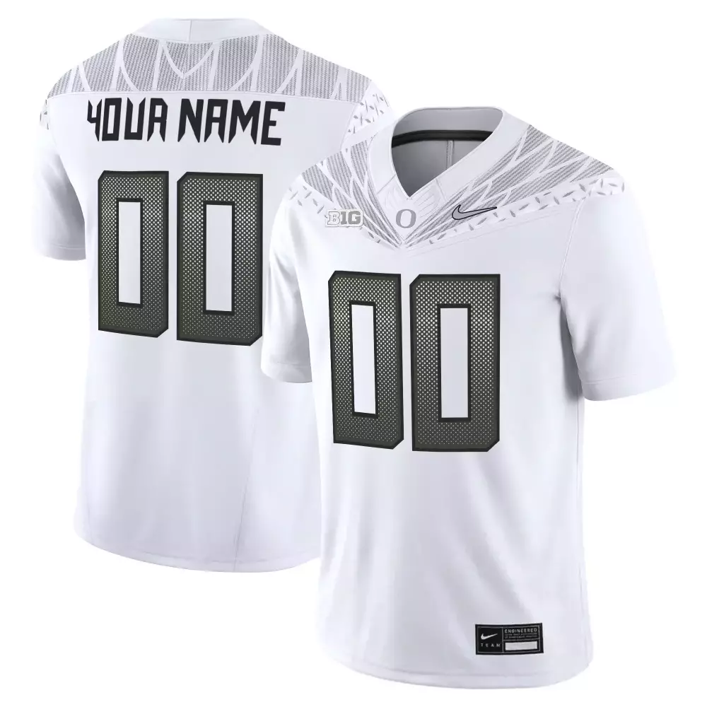 Oregon Ducks 2025 Vapor Limited Custom Jersey | All Stitched White Design | Fan Gear | For Men, Women & Youth