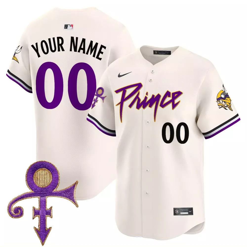 Your Name 00 Minnesota Vikings Stitched Vapor Jersey | White 2023 | Embroidered Patch | For Men, Women & Youth