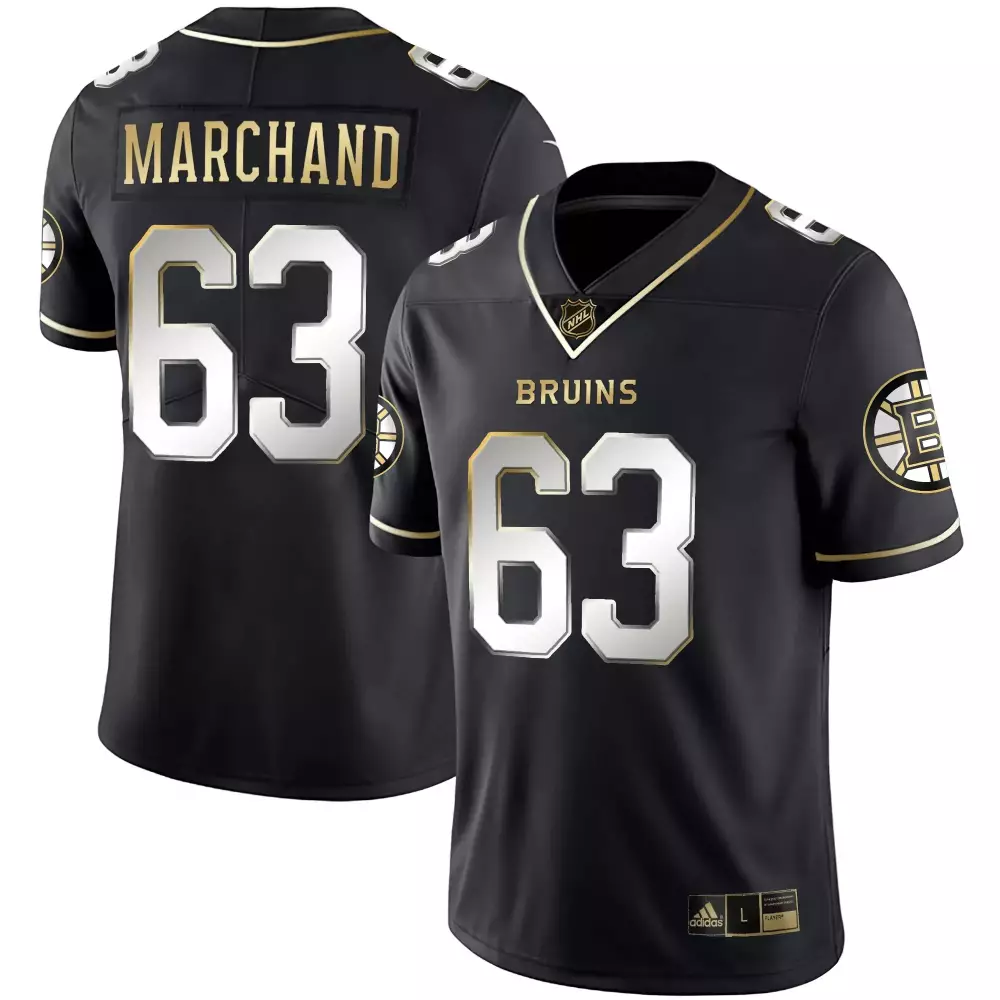 Brad Marchand 63 Boston Bruins 2023 Black Stitched Vapor Jersey | Limited Edition Fan Gear | For Men, Women & Youth