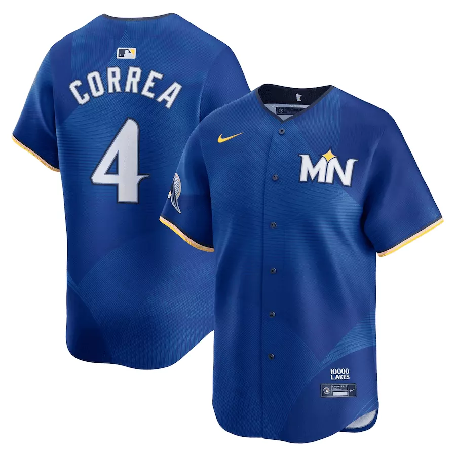 Personalized Minnesota Wild  10000 Lakes Correa 4 2023 All Stitched Vapor Edition Authentic Jersey – Blue