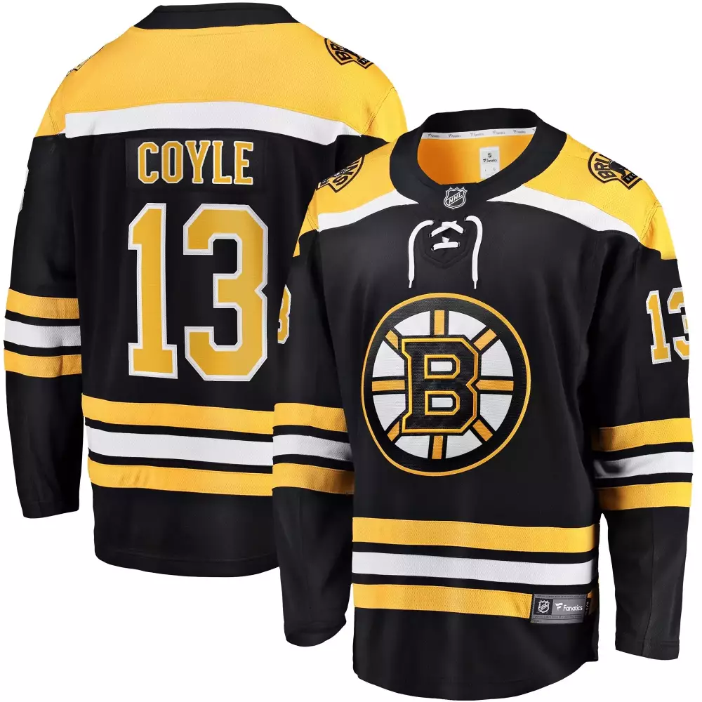 Charlie Coyle 13 Boston Bruins 2023 Stitched Jersey | Black Name Patch | Replica Fan Gear for Men, Women & Youth