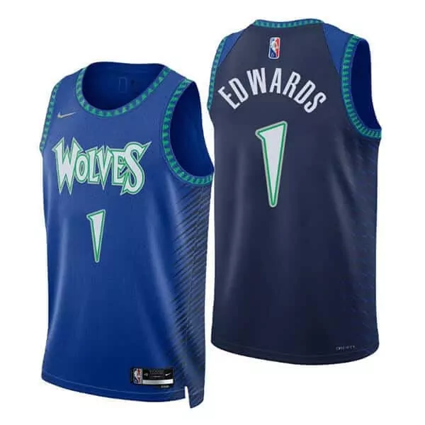 Edwards 1 Minnesota Timberwolves 2023 Men's All Stitched Vapor Jersey | Fan Gear for Men, Women & Youth