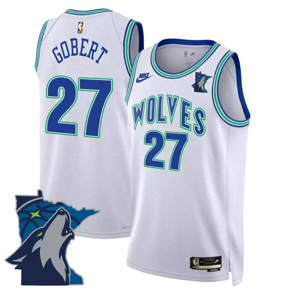 Gobert 27 Minnesota Timberwolves 2023 All Stitched Vapor Jersey | Fan Gear for Men, Women & Youth