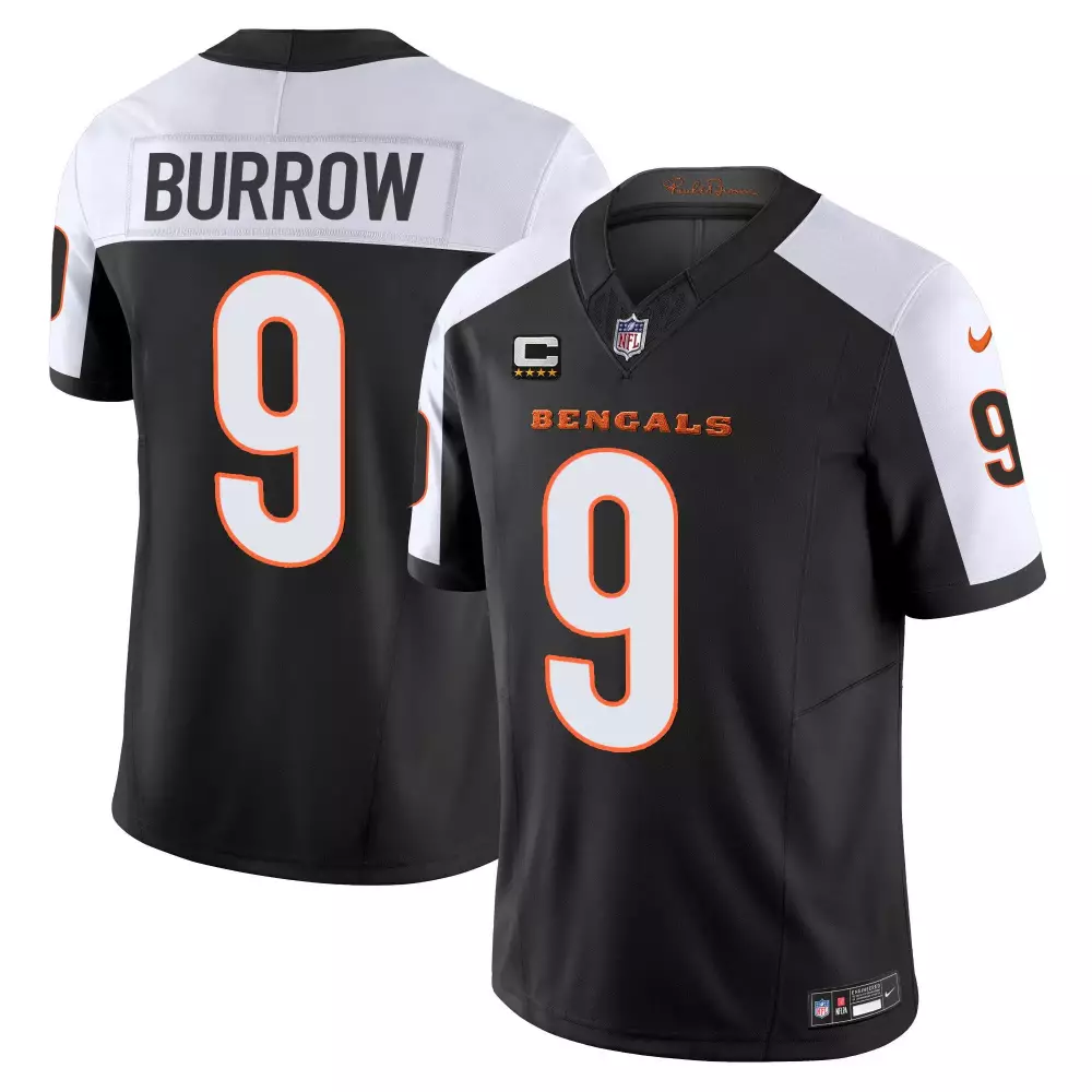 Joe Burrow Cincinnati Bengals 2023 Men's Stitched Vapor Jersey | Black | Fan Gear for Game Day | For Men, Women & Youth