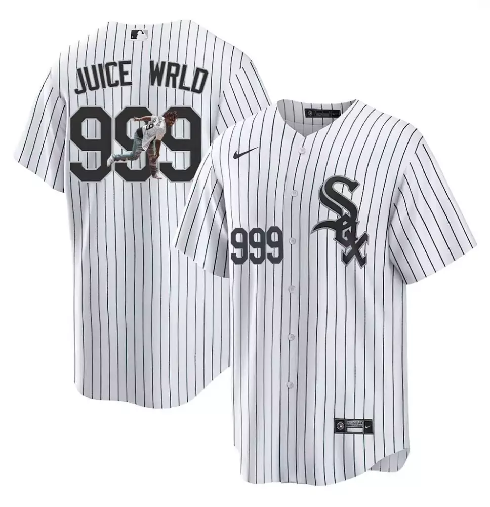 Juice WRLD 999 Chicago White Sox 2023 Stitched Vapor Jersey | White Edition | Fan Gear for Men, Women & Youth